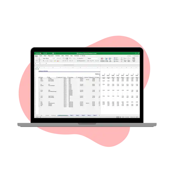 Human Resource Planning Template – Google Sheets